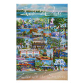 Key West Collage Poster (Vorderseite)