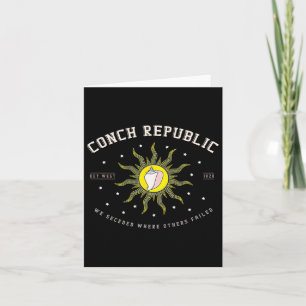 Key West Conch Republic Florida Scuba Fishing-Gesc Karte