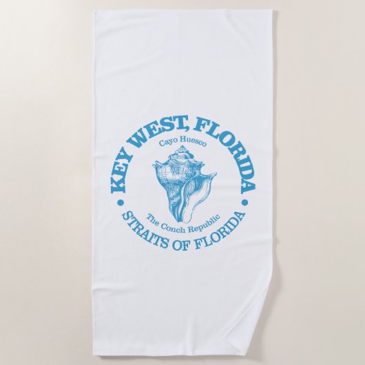 Key West (conch) Strandtuch (Vorderseite)