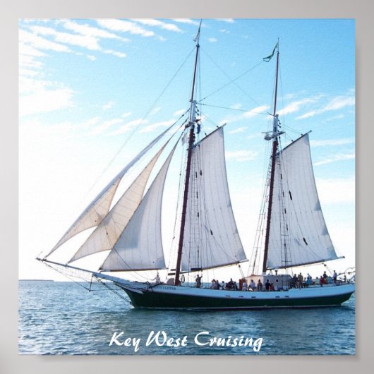 Key West Cruising Poster (Vorne)