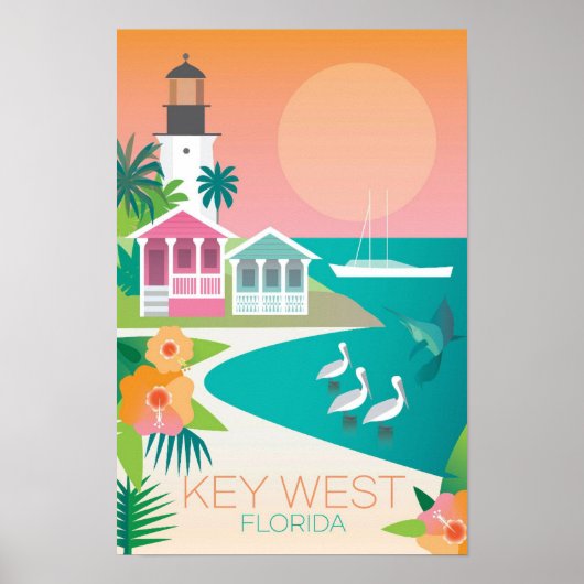 Key West Druck Poster (Vorne)