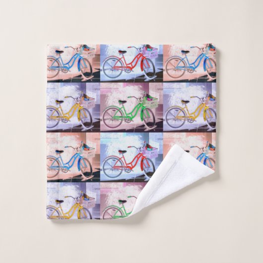 Key West fahren Muster rad Badhandtuch Set (Waschlappen)