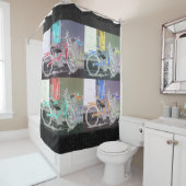 Key West fahren rad Duschvorhang (Beispiel)