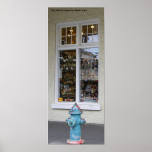 Key West Fire Hydrant Poster