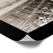 Key West FL 1st Zug Foto 1912 Poster (Ecke)