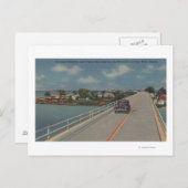 Key West, FL - Autobahn zwischen Festland und Keys Postkarte (Vorne/Hinten)