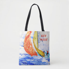 Key West FL Jumbo Tote Bag Tasche