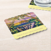 Key West, FL Memory Tip Reisepapier Untersetzer (angewinkelt)