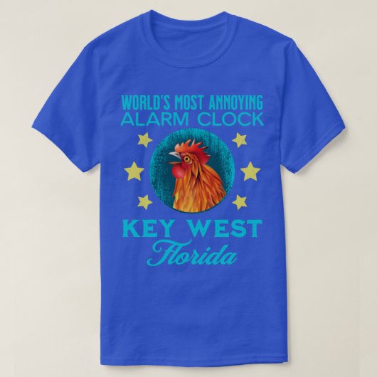 Key West Florida Alarm Clock Hühnerrooster Soul T-Shirt (Design vorne)