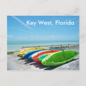 Key West Florida Beach Ocean Postcard Foto Postkarte (Vorderseite)