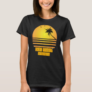 Key West Florida Beach Retro Vintages Surfen Souve T-Shirt