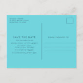 Key West Florida Beach Wedding Ankündigungspostkarte (Rückseite)