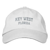 Key West Florida bestickter Baseballhut Bestickte Baseballkappe (Vorderseite)