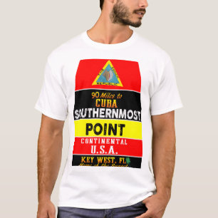 Key West Florida Boje Südlichster Punkt USA Markie T-Shirt