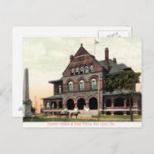 Key West Florida Custom House Vintag Postkarte (Vorne/Hinten)
