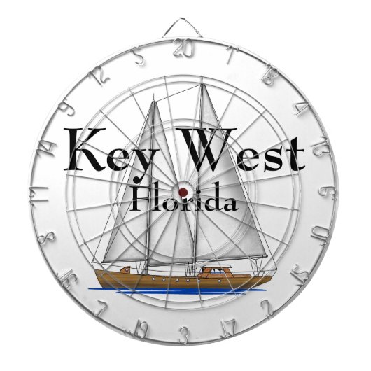 Key West Florida Dartscheibe (vorne)