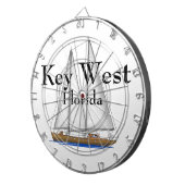 Key West Florida Dartscheibe (Vorderseite rechts)
