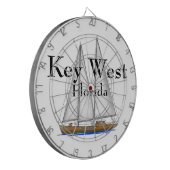 Key West Florida Dartscheibe (Vorderseite Links)
