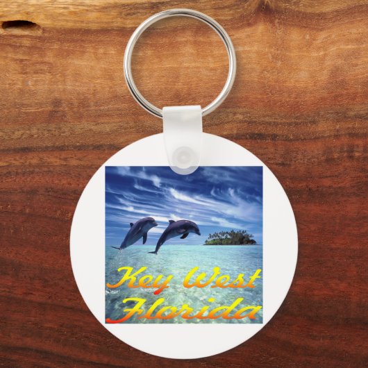 Key West Florida Delphine Schlüsselanhänger (Vorderseite)