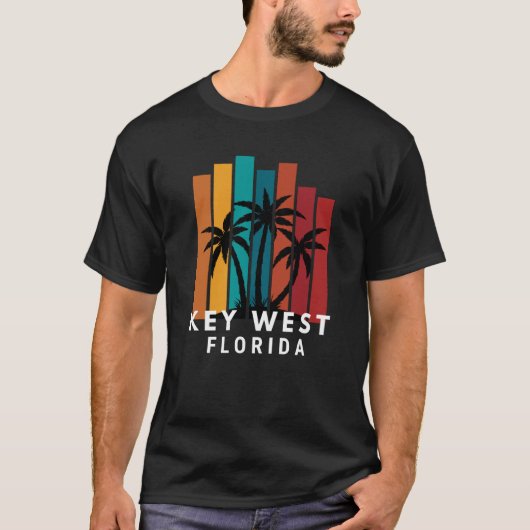 Key West Florida Family Vacation Beach Tropical T-Shirt (Vorderseite)