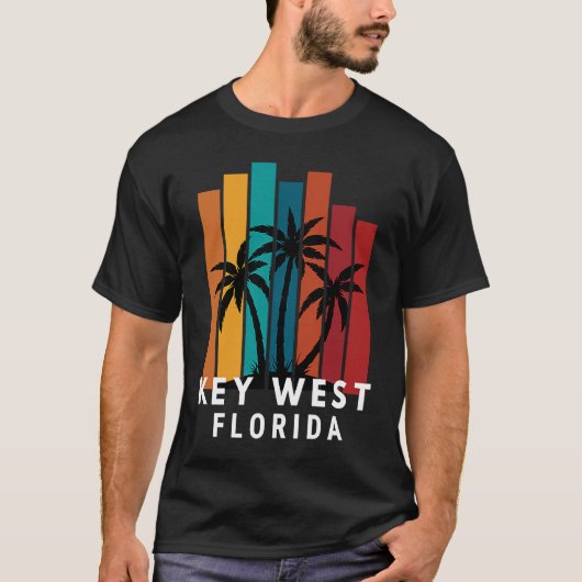 Key West Florida Family Vacation Beach Tropical T-Shirt (Vorderseite)
