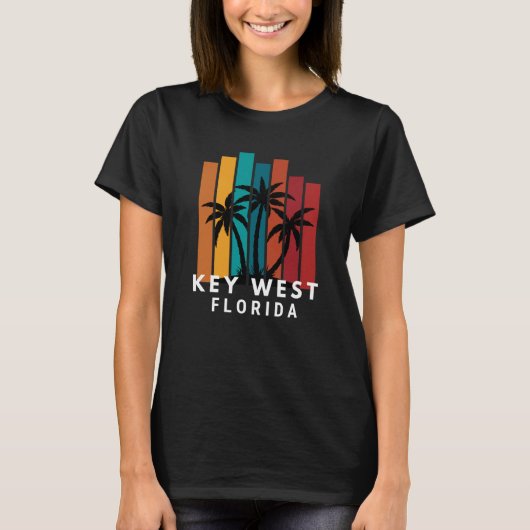 Key West Florida Family Vacation Beach Tropical T-Shirt (Vorderseite)