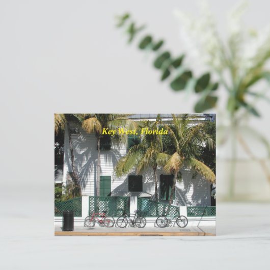 Key West Florida Feiertagspostkarte (Stehend Vorderseite)