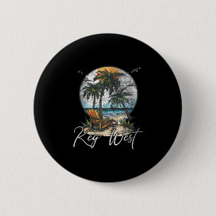 Key West Florida Fl Palmen  Button