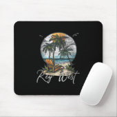 Key West Florida Fl Palmen  Mousepad (Mit Mouse)