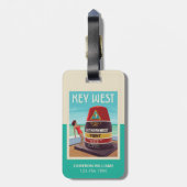 Key West | Florida Gepäckanhänger (Rückseite vertikal)