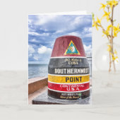 Key West Florida Greeting Card Karte (Gelbe Blume)