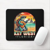 Key West Florida Hemd Schildkröte Tropischer Stran Mousepad (Mit Mouse)