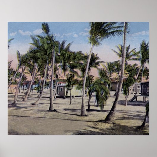 Key West Florida Hütten in Keys Poster (Vorne)