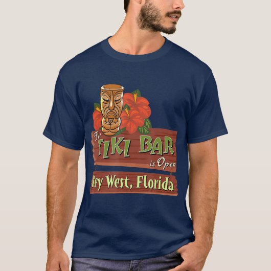 Key West Florida iki Bar T-Shirt (Vorderseite)