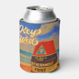Key West Florida Insel Urlaubs Souvenirs Vintage Dosenkühler
