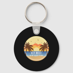 Key West Florida ist mein glücklicher Ort Lustiger Schlüsselanhänger