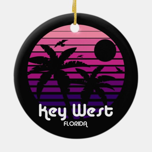 Key West, Florida Keramik Ornament (Hinten)