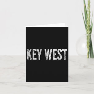 Key West Florida Keys Beach Sunset Fishing T-Shirt Karte