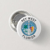Key West - Florida Keys Button (Vorne & Hinten)