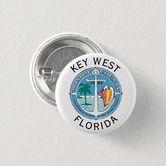 Key West - Florida Keys Button (Vorne & Hinten)
