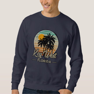 Key West Florida Keys Retro 70er Beach Vacation Sweatshirt