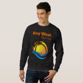 Key West Florida Keys Tropical Mermaid Urlaub So Sweatshirt (Vorne ganz)