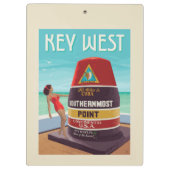 Key West | Florida Klemmbrett (Rückseite)