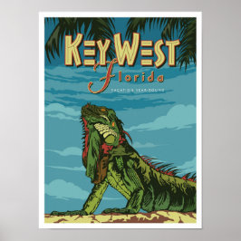 Key West Florida Kunst, Dichtung und Musik Poster