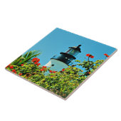 Key West, Florida Lighthouse Keramik Tile Fliese (Seite)