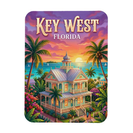 Key West Florida Magnet (Vertikal)