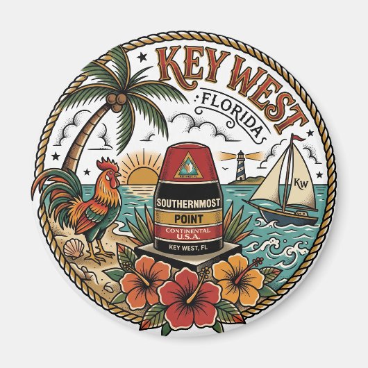 Key West Florida Magnet (Vorne)