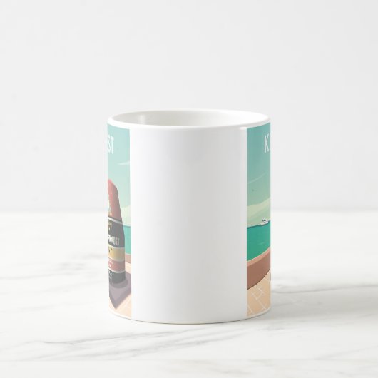 Key West Florida Mile Zero Kaffeetasse (Mittel)