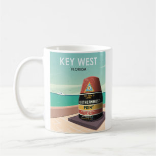 Key West Florida Mile Zero Kaffeetasse