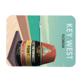 Key West Florida Mile Zero Magnet (Horizontal)